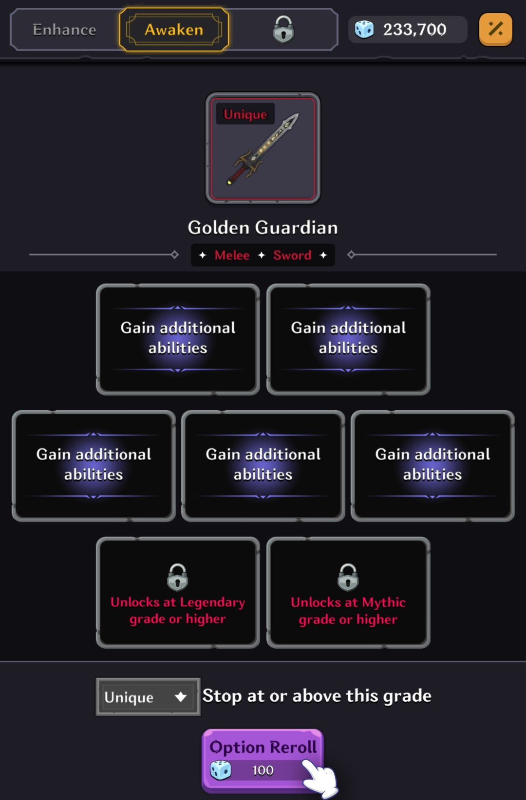 Weapon Awakening Image